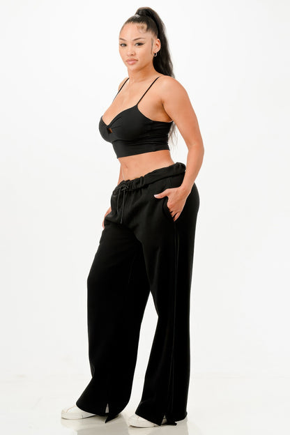 Black Baggy Sweatpants, Female | Tigbuls Variety Fashion Shop