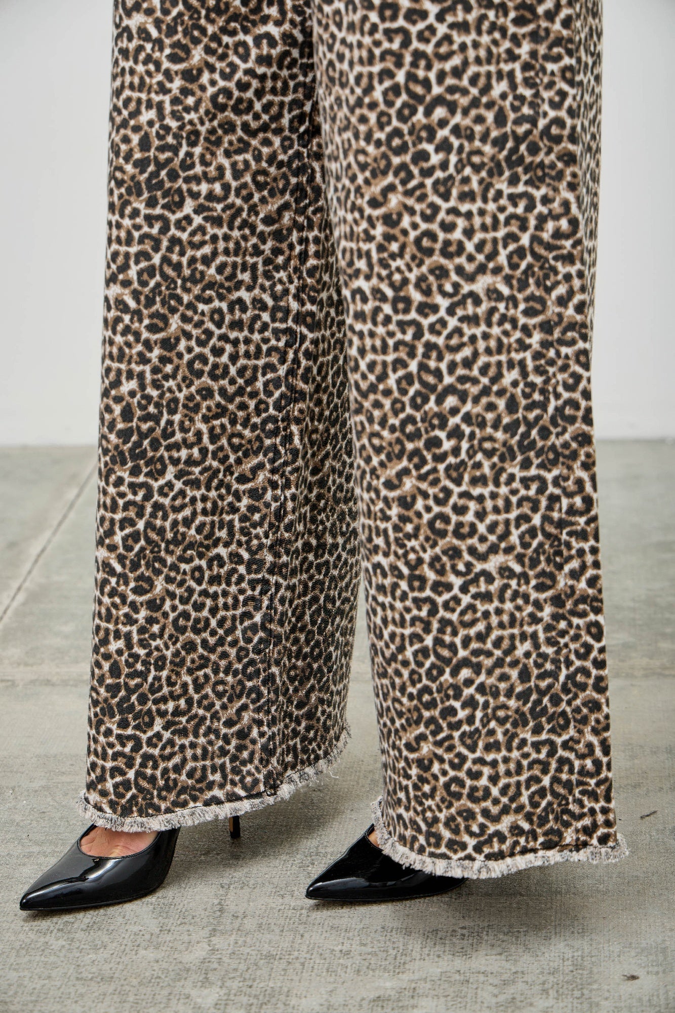 Leopard Super High Rise Wide Leg With Stretch - Tigbul's Variety Fashion Shop