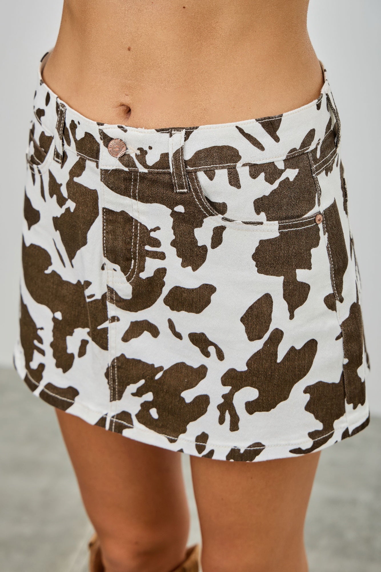 Low Waist Mini Skort - Tigbul's Variety Fashion Shop