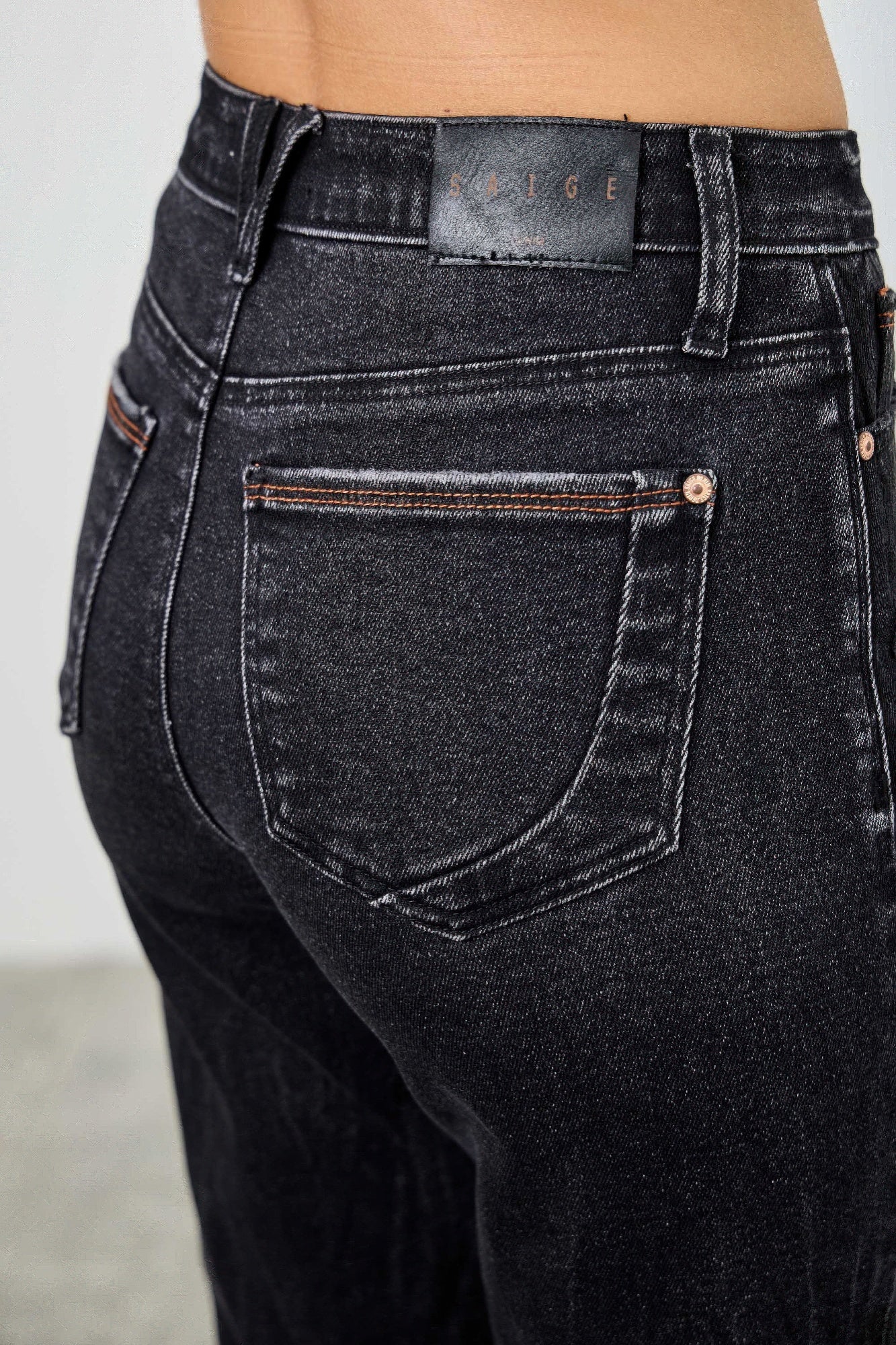 High Rise Slim Fit With Button Fly - Tigbul's Variety Fashion Shop