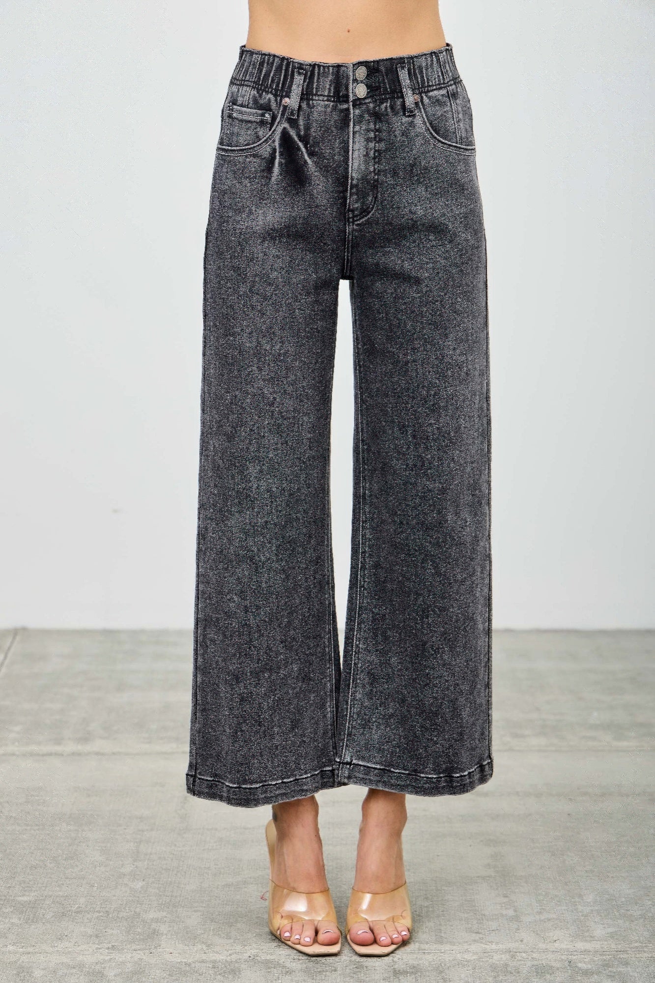 High Rise Wide Crop - Tigbul's Variety Fashion Shop