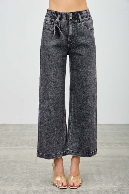 High Rise Wide Crop - Tigbul's Variety Fashion Shop