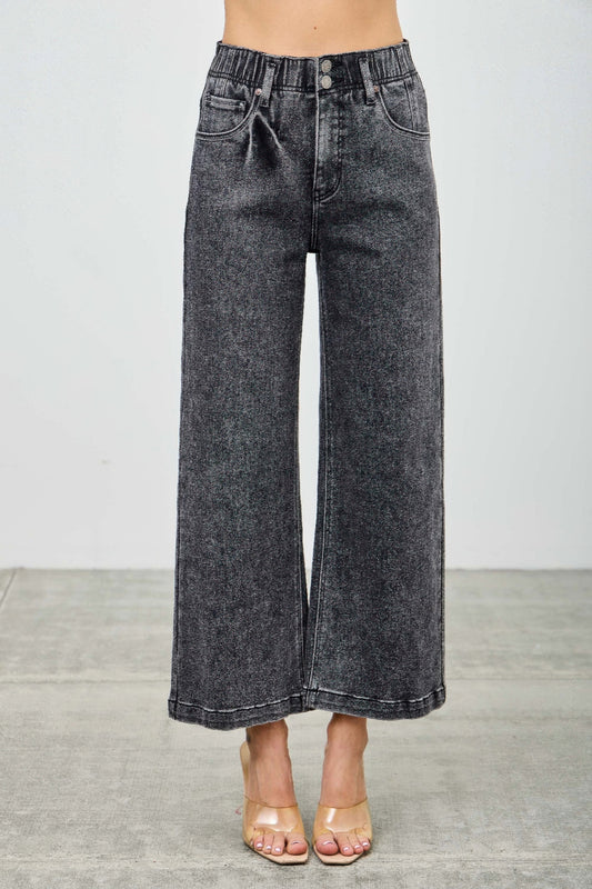 High Rise Wide Crop - Tigbul's Variety Fashion Shop