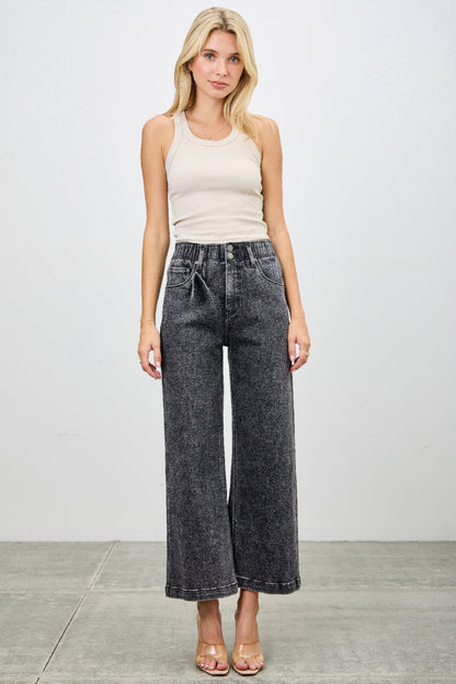 High Rise Wide Crop - Tigbul's Variety Fashion Shop