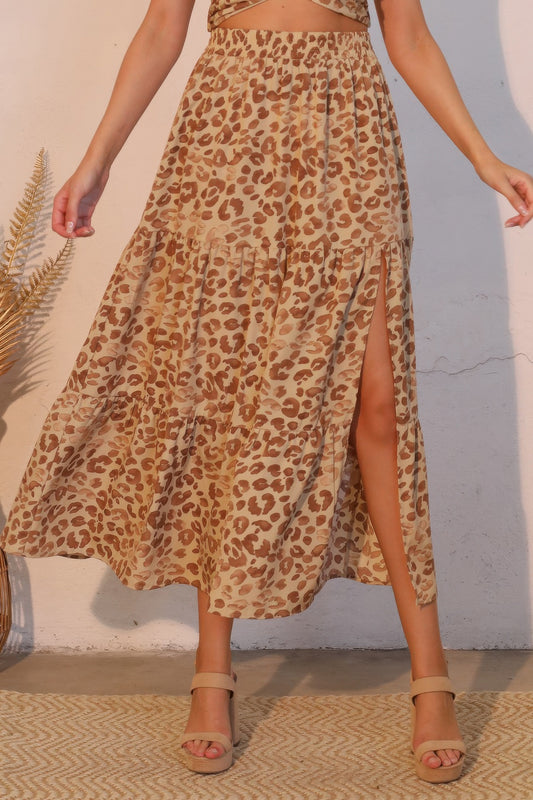 Wild Babe Tiered Maxi Skirt - Tigbul's Variety Fashion Shop