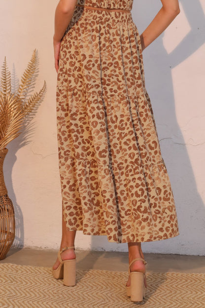 Wild Babe Tiered Maxi Skirt - Tigbul's Variety Fashion Shop