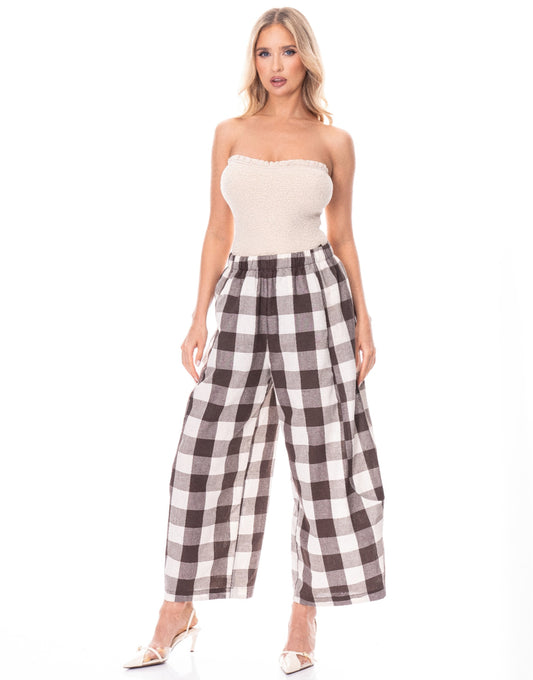 Checkered Pants - Tigbul's Variety Fashion Shop