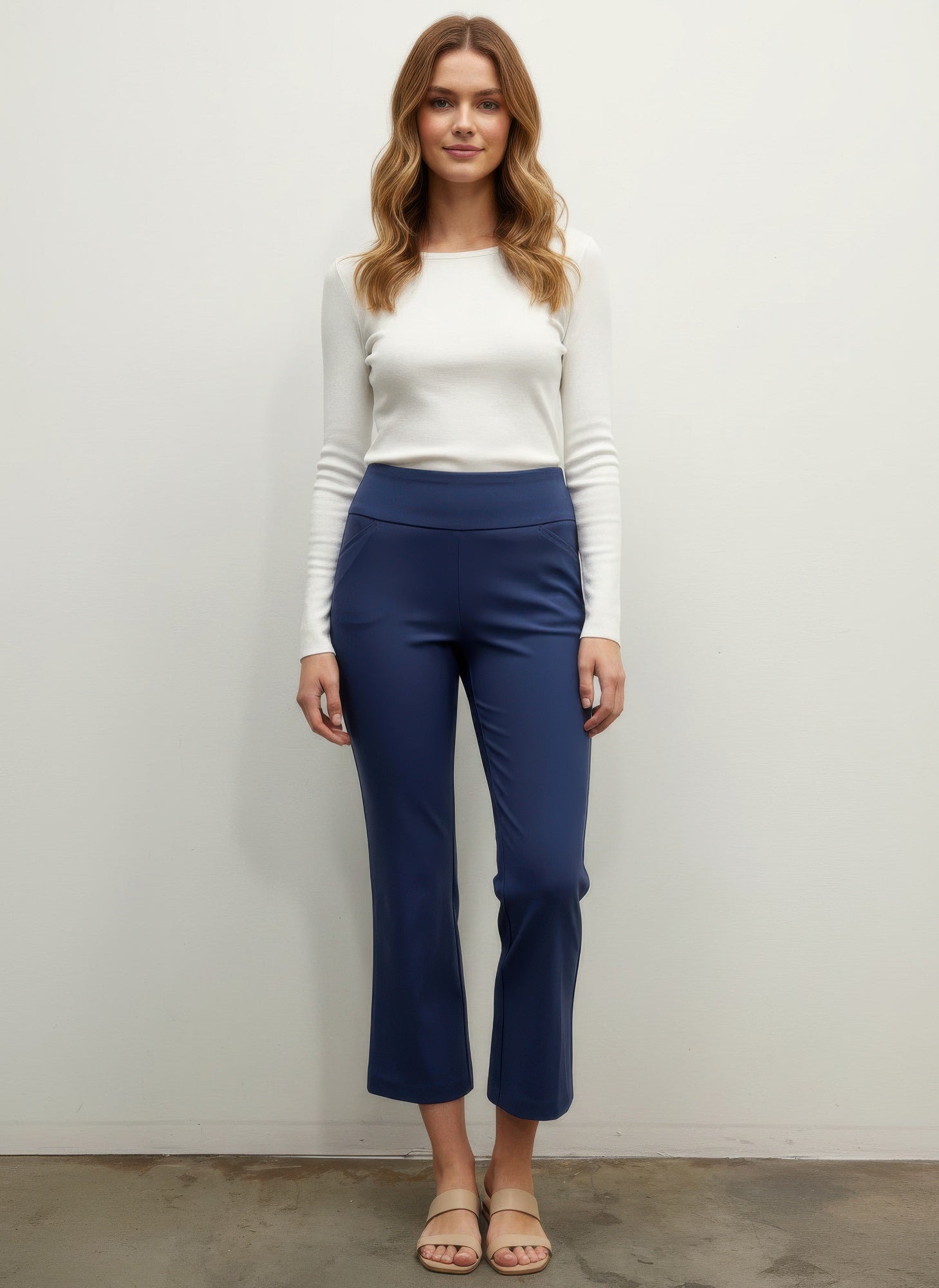 Solid Pull On Pants - Tigbul's Variety Fashion Shop