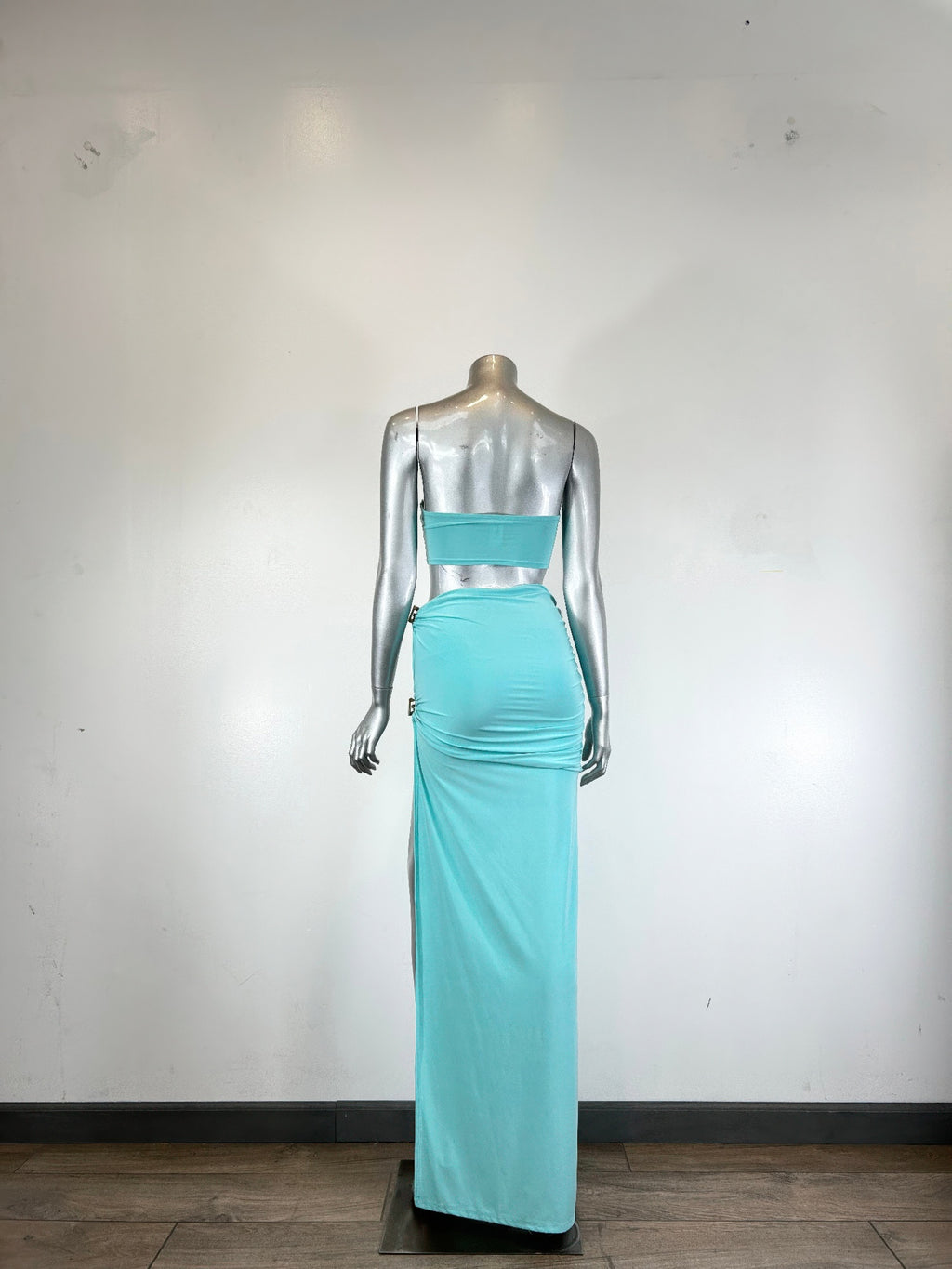 Two-piece Matching Skirt Set,bandeau-style - Tigbul's Variety Fashion Shop