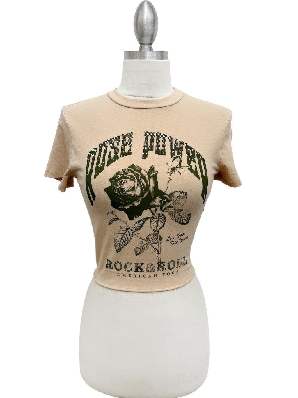 Rose Power Graphic Tee - Tigbul's Variety Fashion Shop