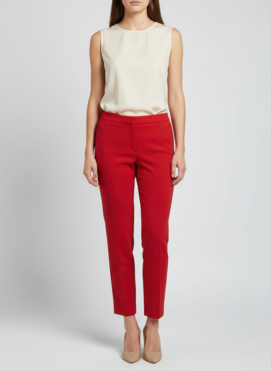 Zac & Rachel Solid Ankle Pants - Tigbul's Variety Fashion Shop