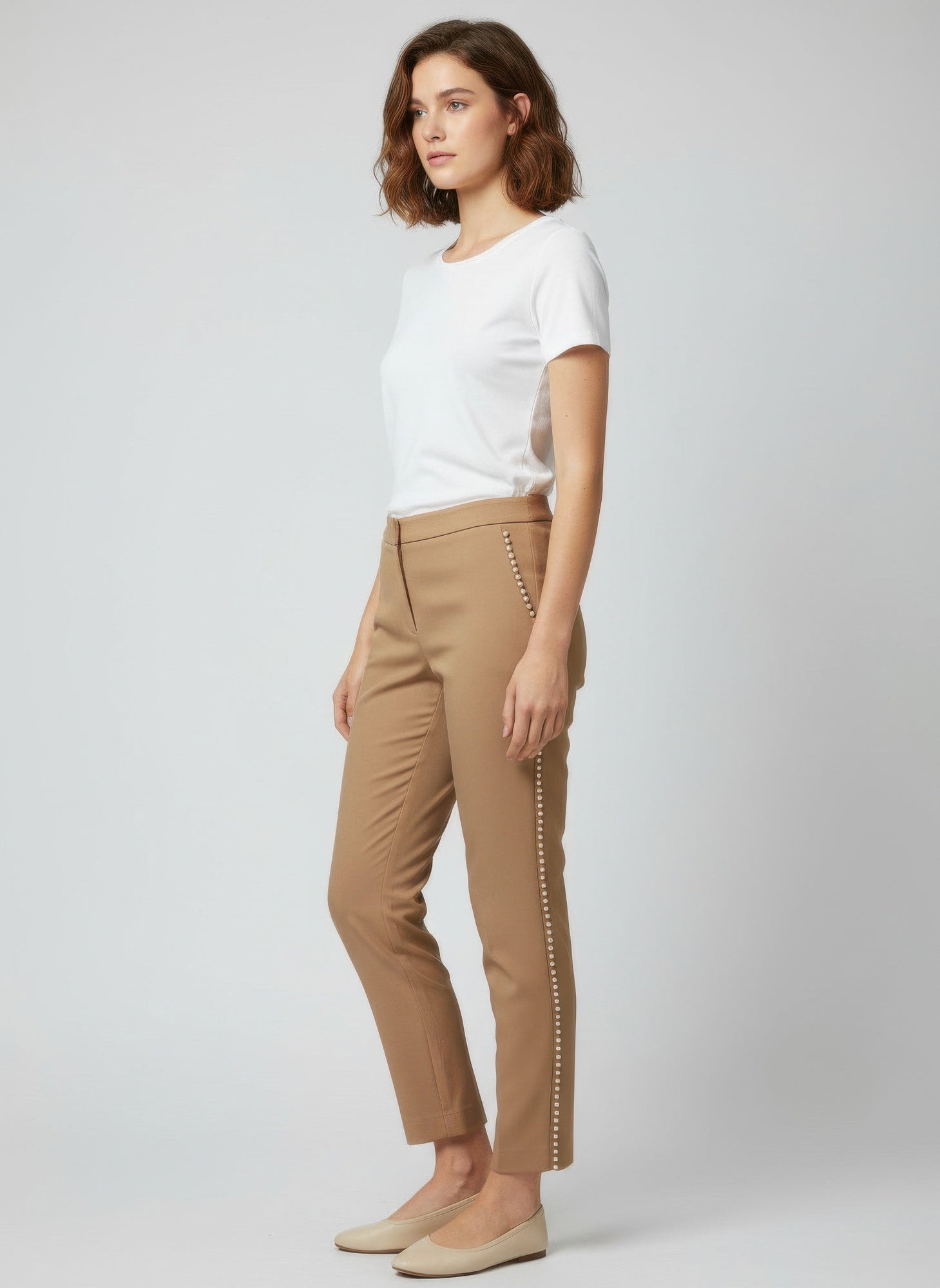 Zac & Rachel Solid Ankle Pants - Tigbul's Variety Fashion Shop