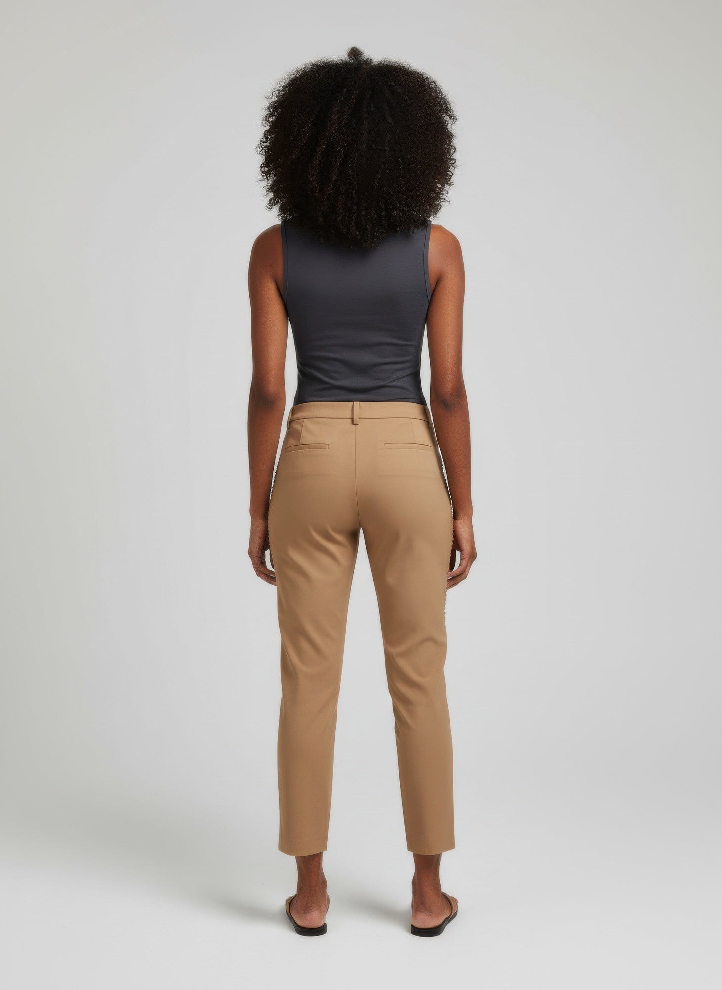 Zac & Rachel Solid Ankle Pants - Tigbul's Variety Fashion Shop