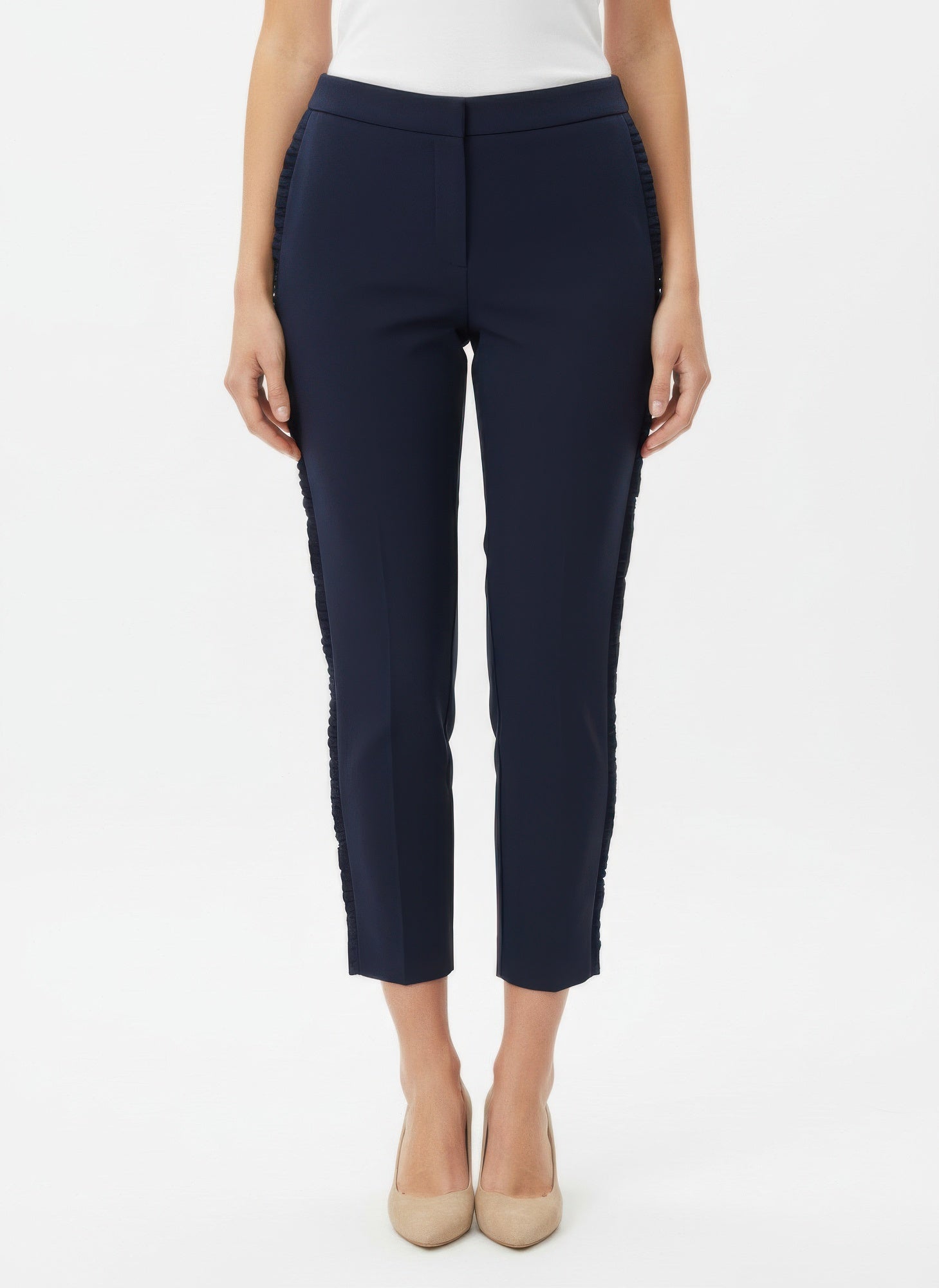 Zac & Rachel Solid Ankle Pants - Tigbul's Variety Fashion Shop