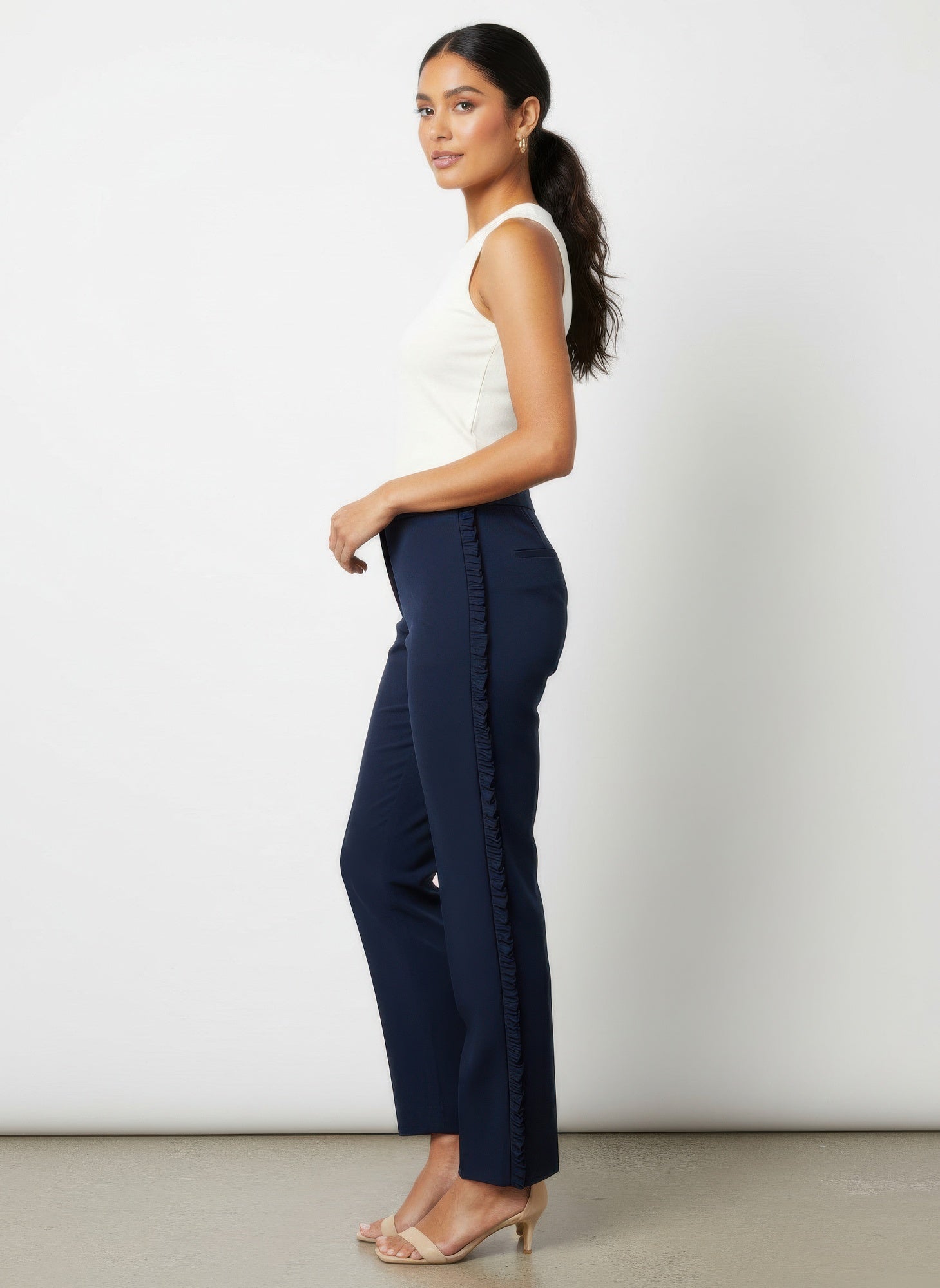 Zac & Rachel Solid Ankle Pants - Tigbul's Variety Fashion Shop