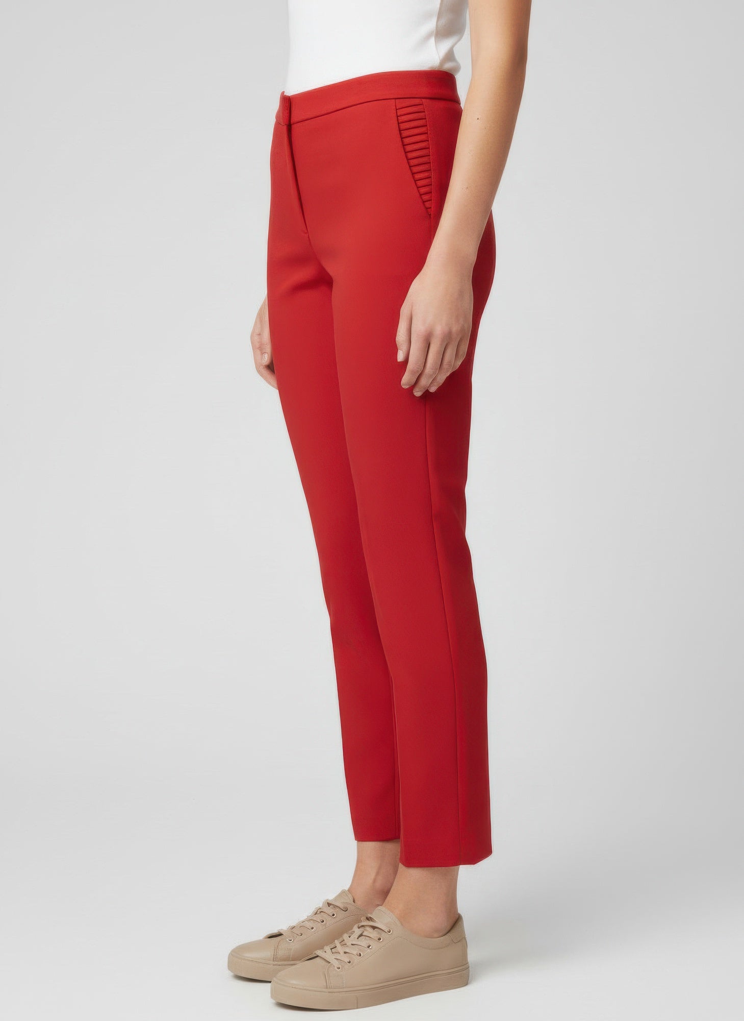 Zac & Rachel Solid Ankle Pants - Tigbul's Variety Fashion Shop