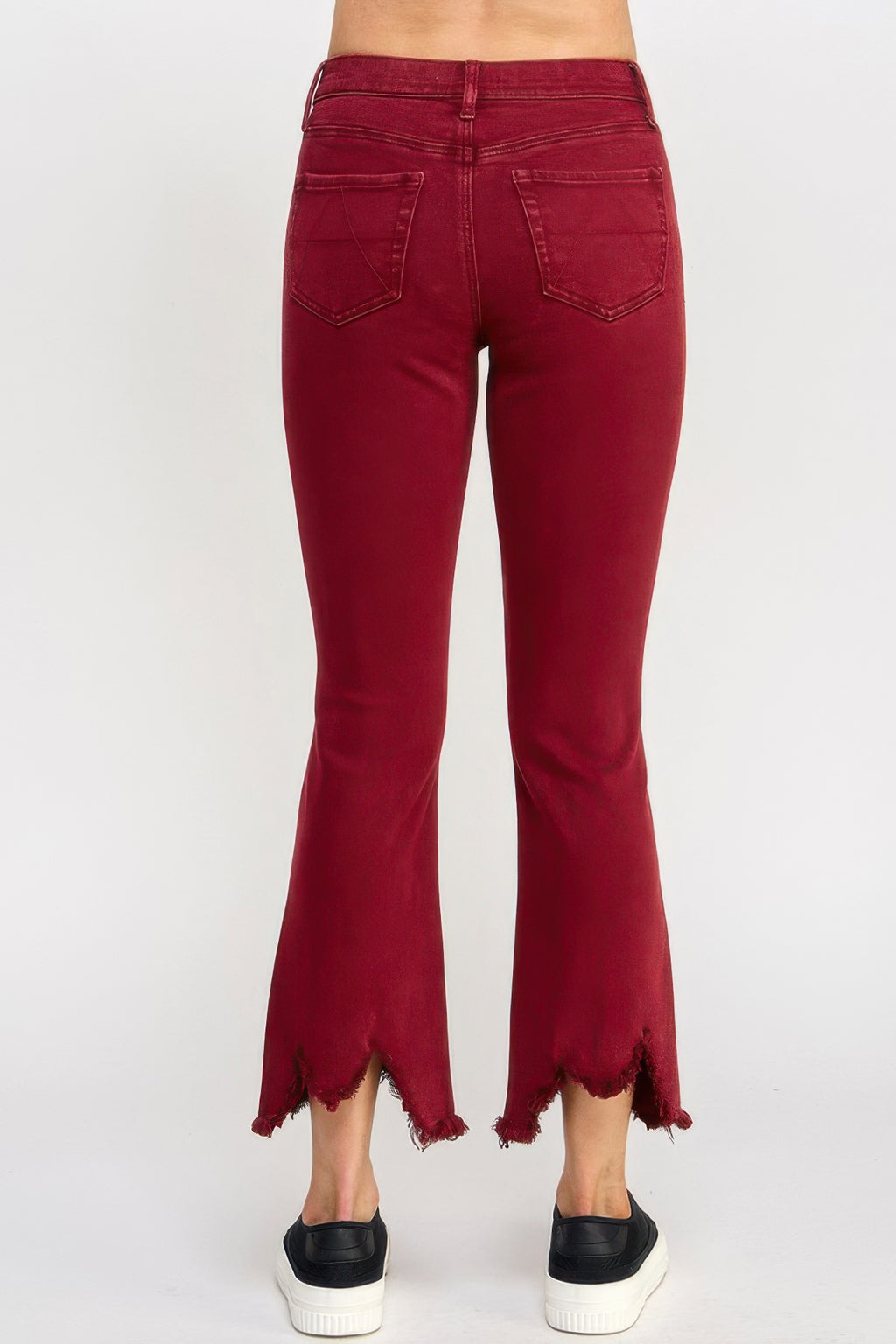 Mid Rise Stretch Tummy Control Kick Flare - Tigbul's Variety Fashion Shop