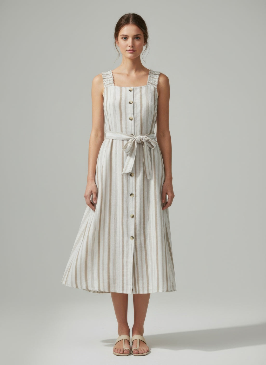 Mlle Gabrielle Striped Dress - Tigbul's Variety Fashion Shop