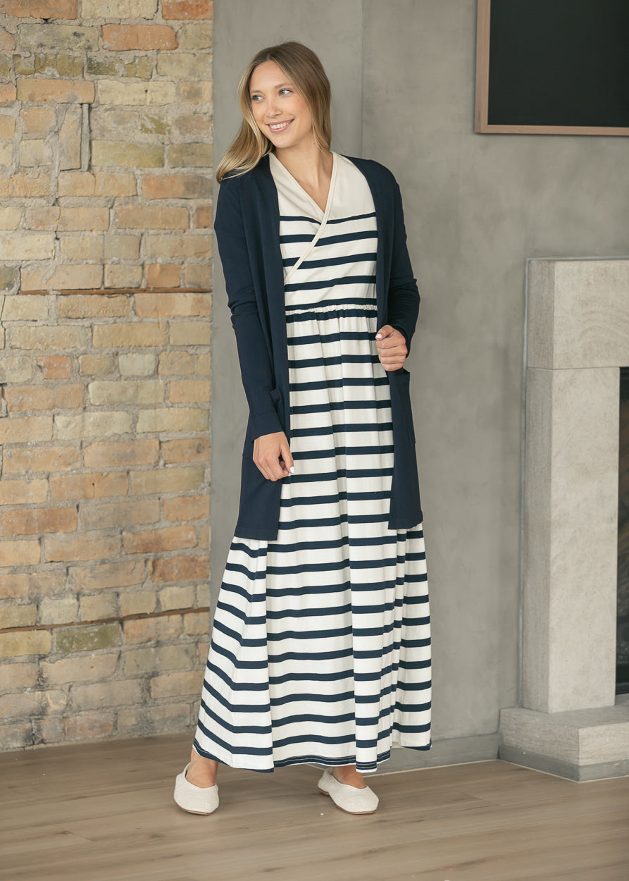Celeste Striped Knit Maxi Dress - FINAL SALE