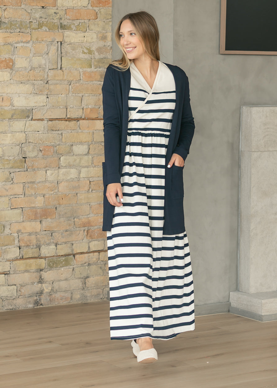 Celeste Striped Knit Maxi Dress - FINAL SALE