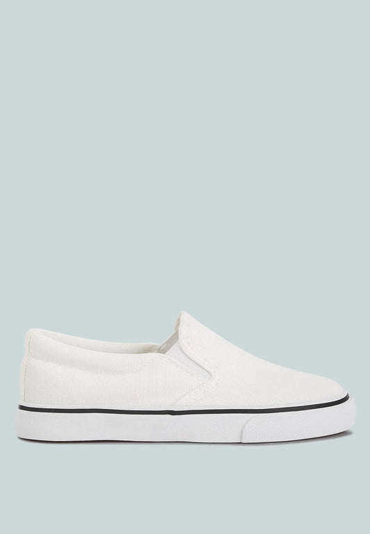 Canvas Slip On Sneakers For Kids - Tigbul's Variety Fashion Shop