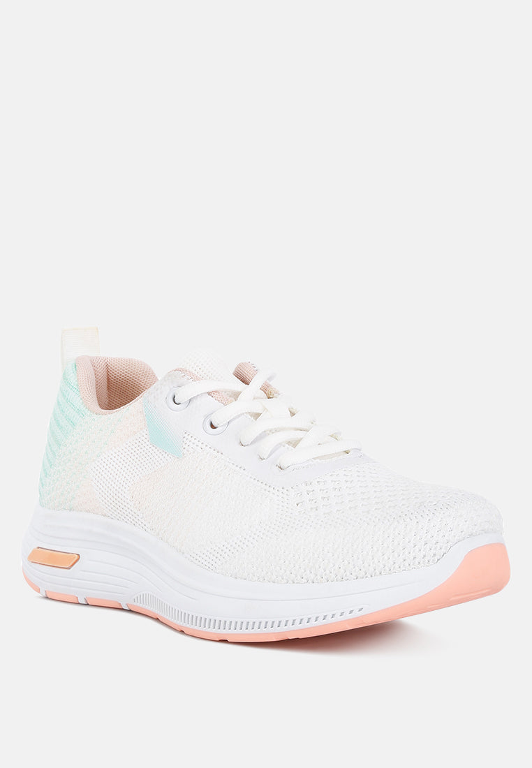 Synthia Contrasting Chunky Sneakers - Tigbul's Variety Fashion Shop