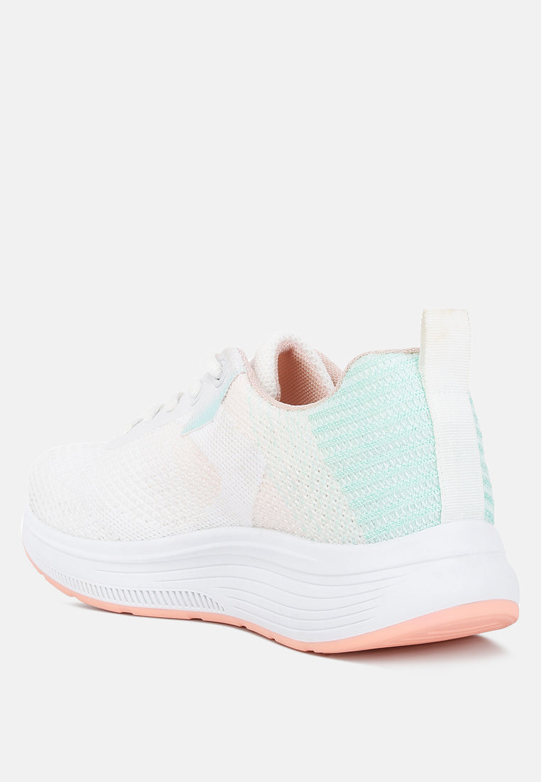 Synthia Contrasting Chunky Sneakers - Tigbul's Variety Fashion Shop