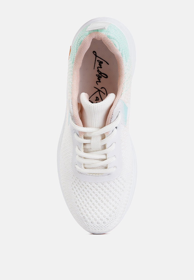 Synthia Contrasting Chunky Sneakers - Tigbul's Variety Fashion Shop
