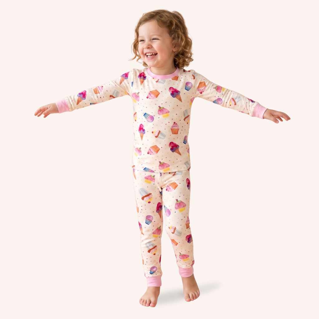 Cupcake Confetti Pajamas - Tigbul's Variety Fashion Shop