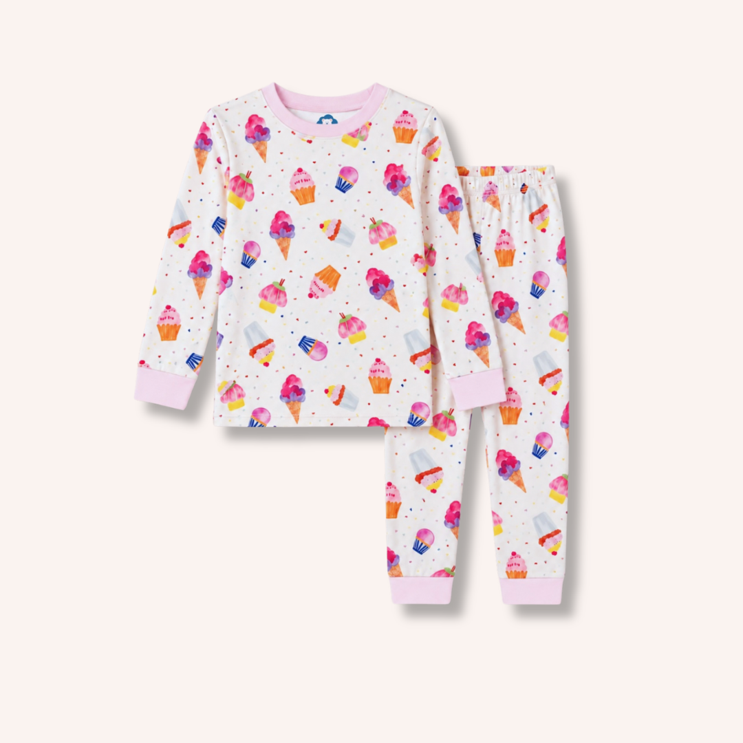 Cupcake Confetti Pajamas - Tigbul's Variety Fashion Shop