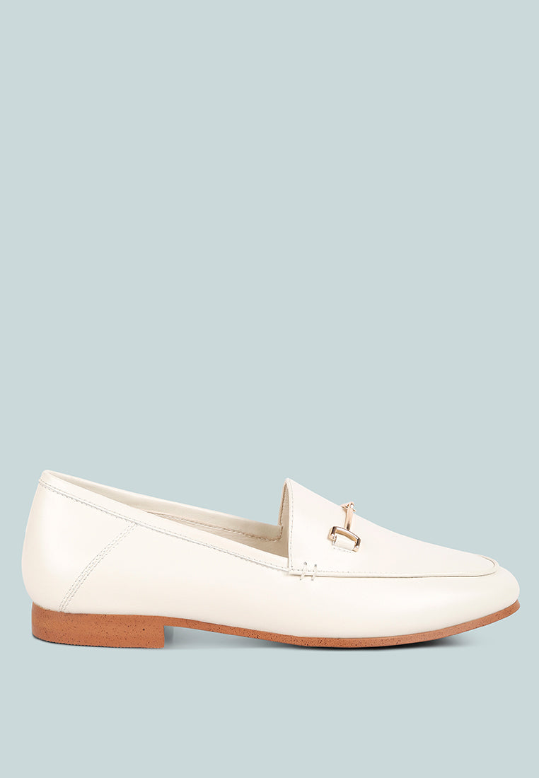 Dareth Horsebit Flat Heel Loafers - Tigbul's Variety Fashion Shop