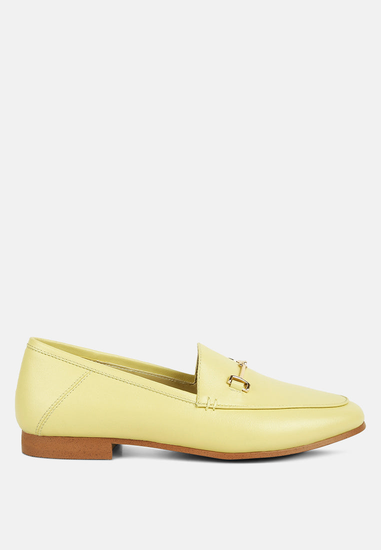 Dareth Horsebit Flat Heel Loafers - Tigbul's Variety Fashion Shop