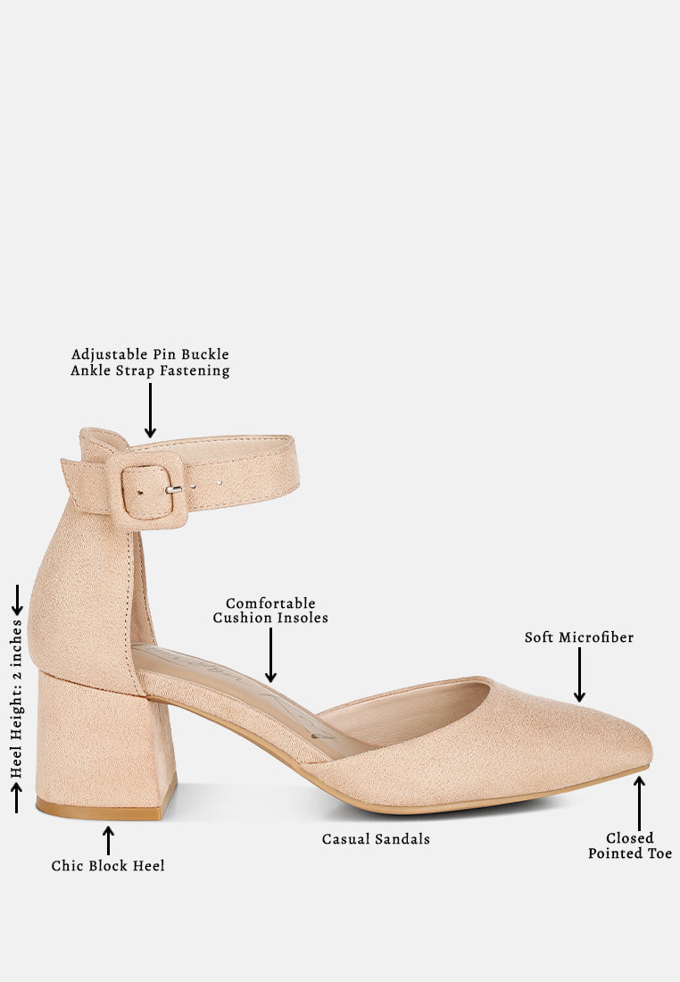 Stroot Mid Block Heel Sandals - Tigbul's Variety Fashion Shop