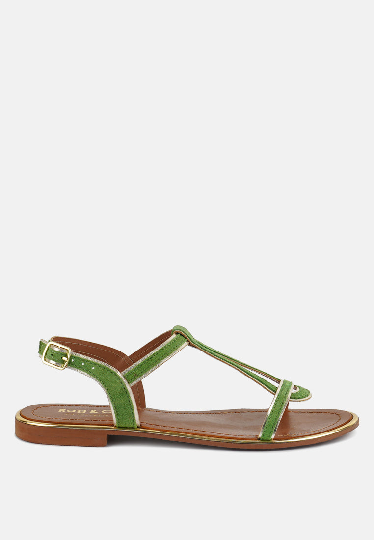 Feodora Flat Slip On Sandals - Tigbul's Variety Fashion Shop