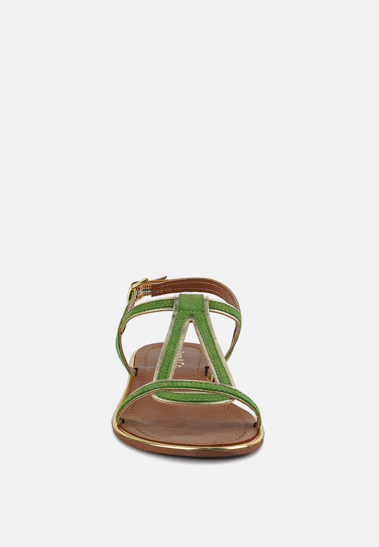 Feodora Flat Slip On Sandals
