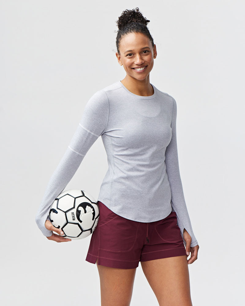 Foudy Women's Longsleeve Workout Top - Tigbul's Variety Fashion Shop