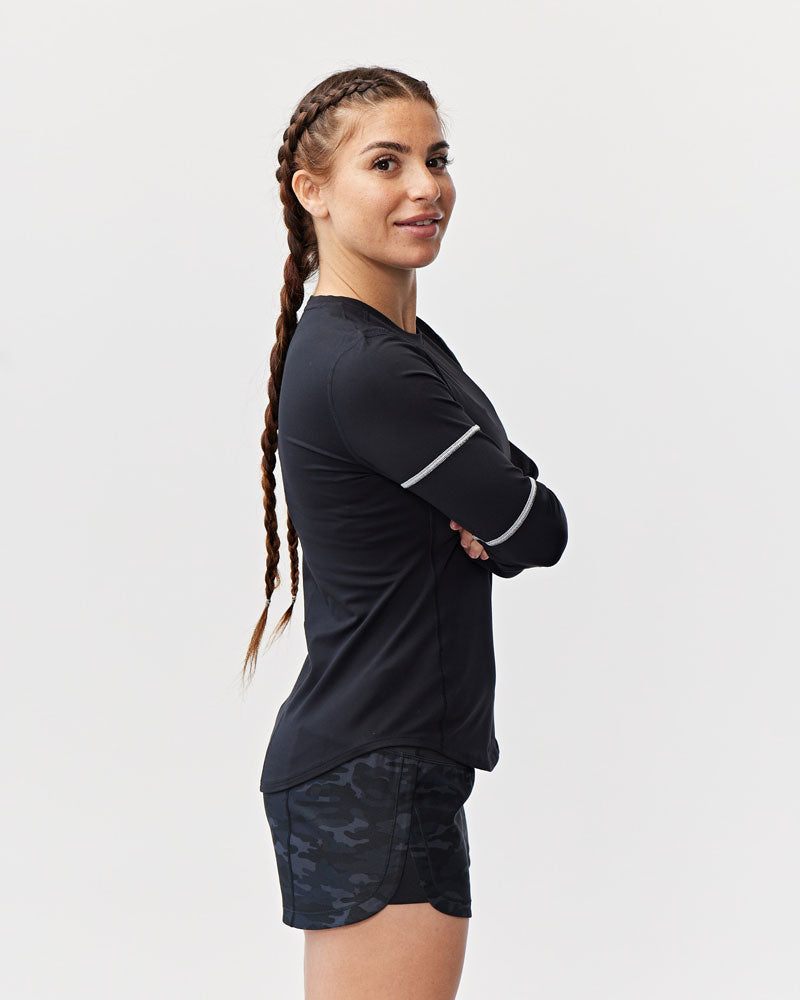 Foudy Women's Longsleeve Workout Top - Tigbul's Variety Fashion Shop