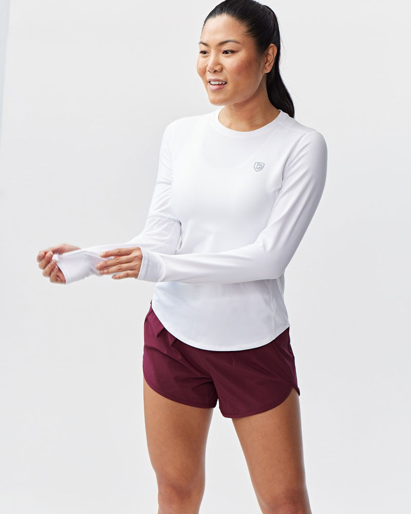Foudy Women's Longsleeve Workout Top - Tigbul's Variety Fashion Shop