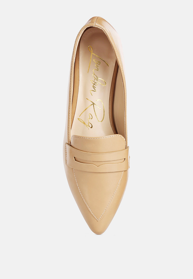 Peretti Flat Formal Loafers - Tigbul's Variety Fashion Shop