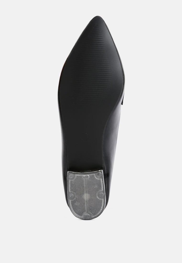 Peretti Flat Formal Loafers - Tigbul's Variety Fashion Shop