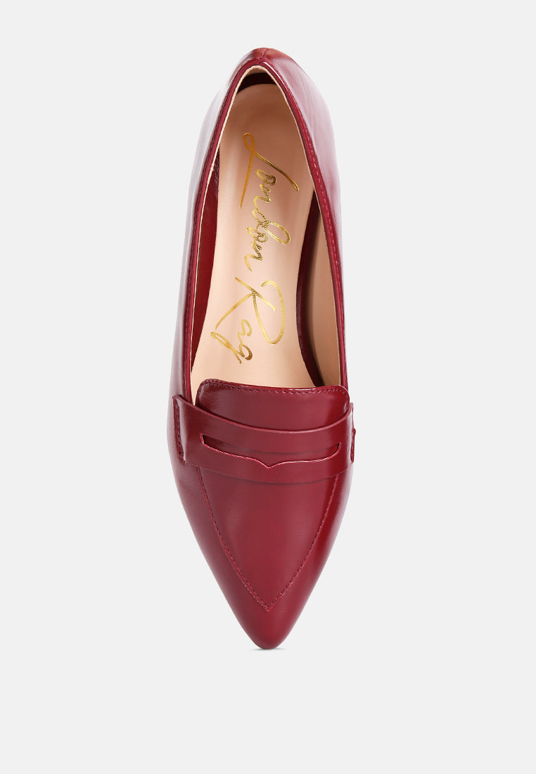 Peretti Flat Formal Loafers - Tigbul's Variety Fashion Shop