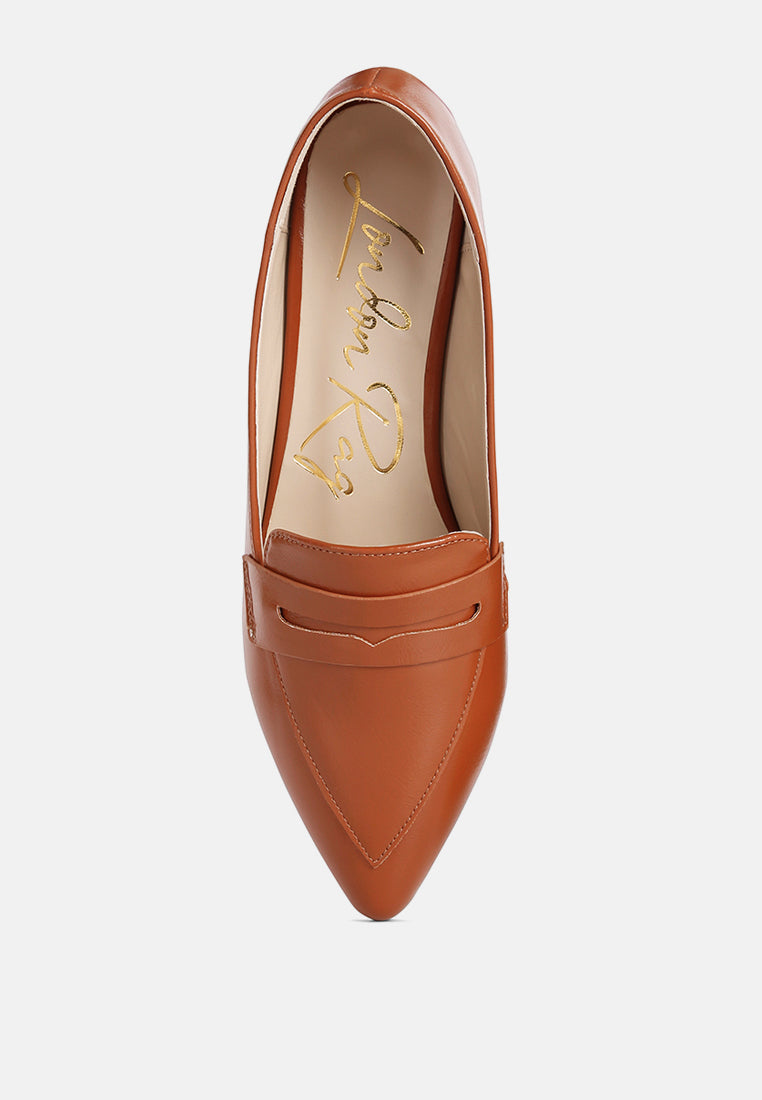 Peretti Flat Formal Loafers - Tigbul's Variety Fashion Shop