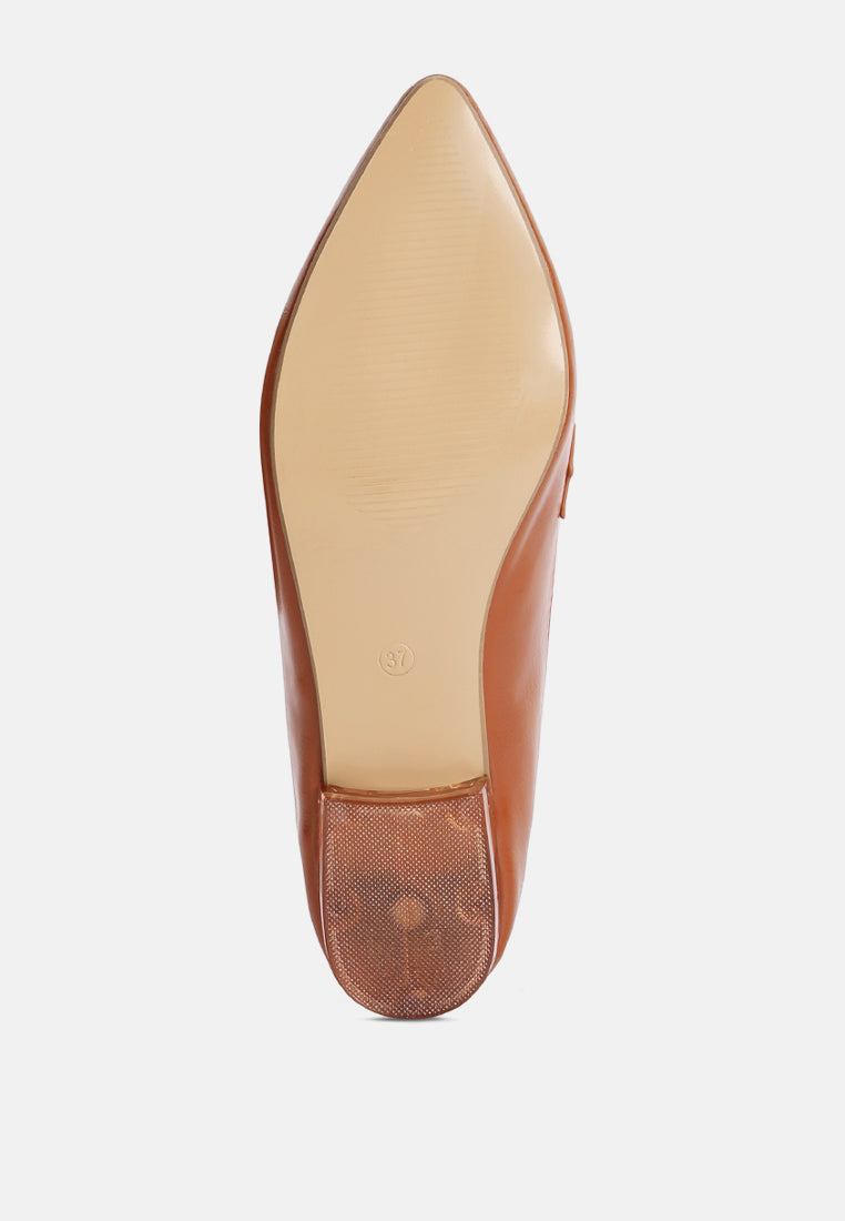 Peretti Flat Formal Loafers - Tigbul's Variety Fashion Shop