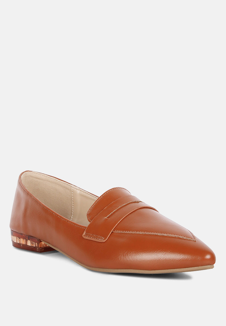 Peretti Flat Formal Loafers - Tigbul's Variety Fashion Shop
