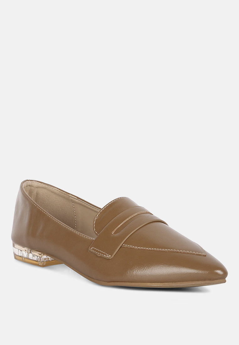 Peretti Flat Formal Loafers - Tigbul's Variety Fashion Shop