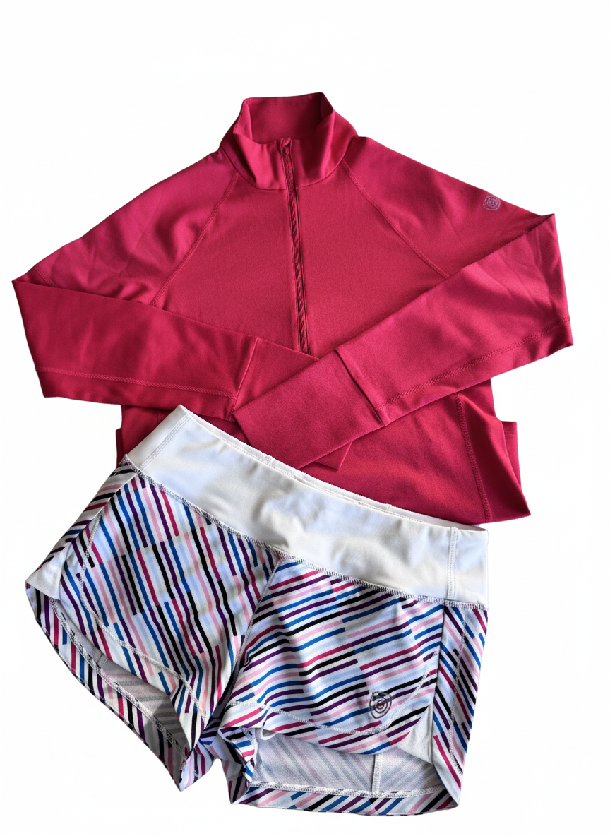 Foudy Mid-Weight Long Sleeve ½ Zip Top - Tigbul's Variety Fashion Shop