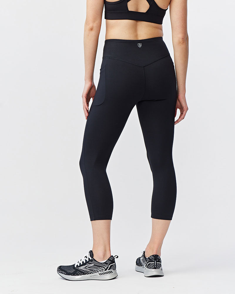 Go Again Women's Cropped Leggings Length 21" - Tigbul's Variety Fashion Shop