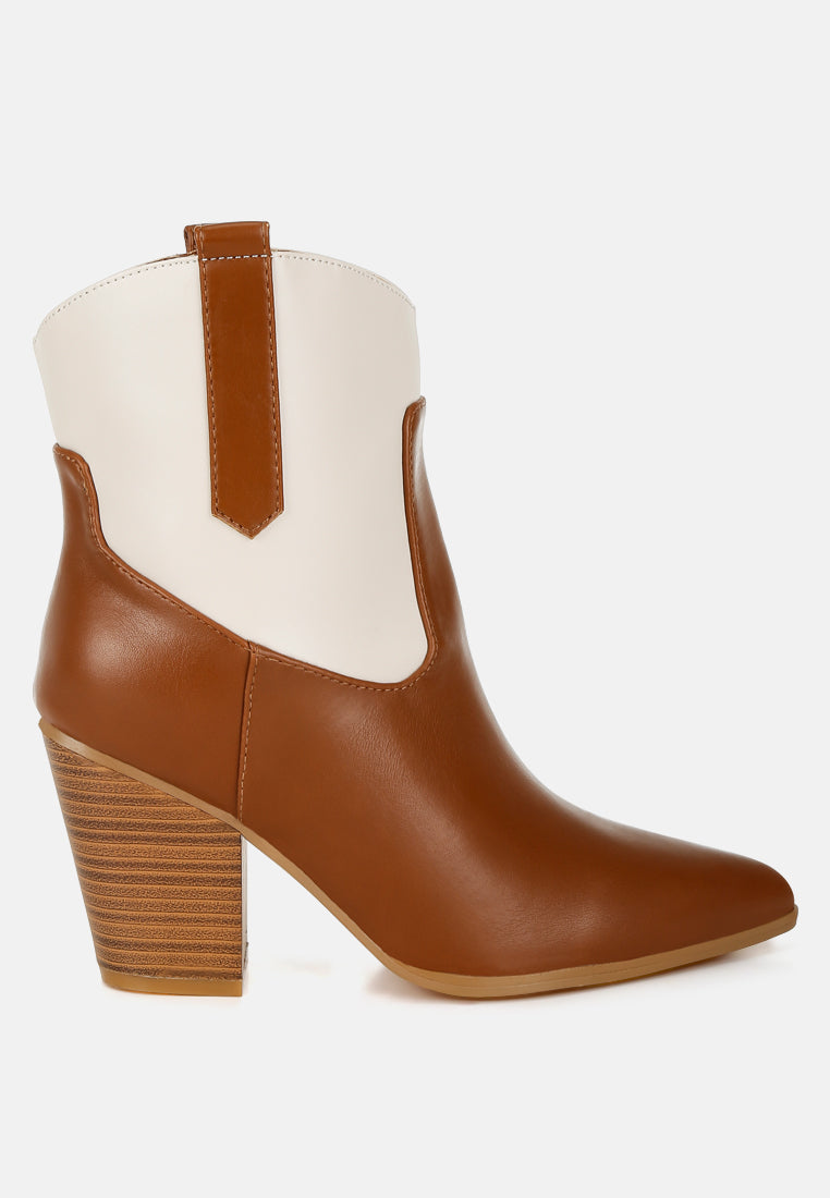 Gallops Two Tone Cowboy Boots