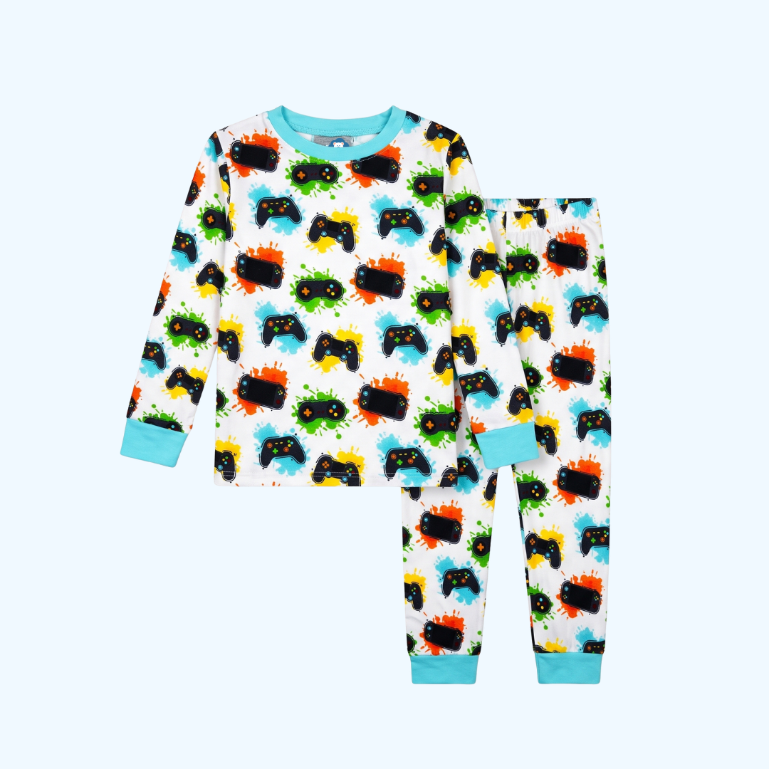 Gamers Galaxy Pajamas - Tigbul's Variety Fashion Shop
