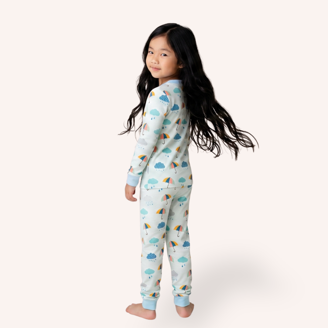 Girls' Raindrop Retreat Pajamas - Tigbul's Variety Fashion Shop